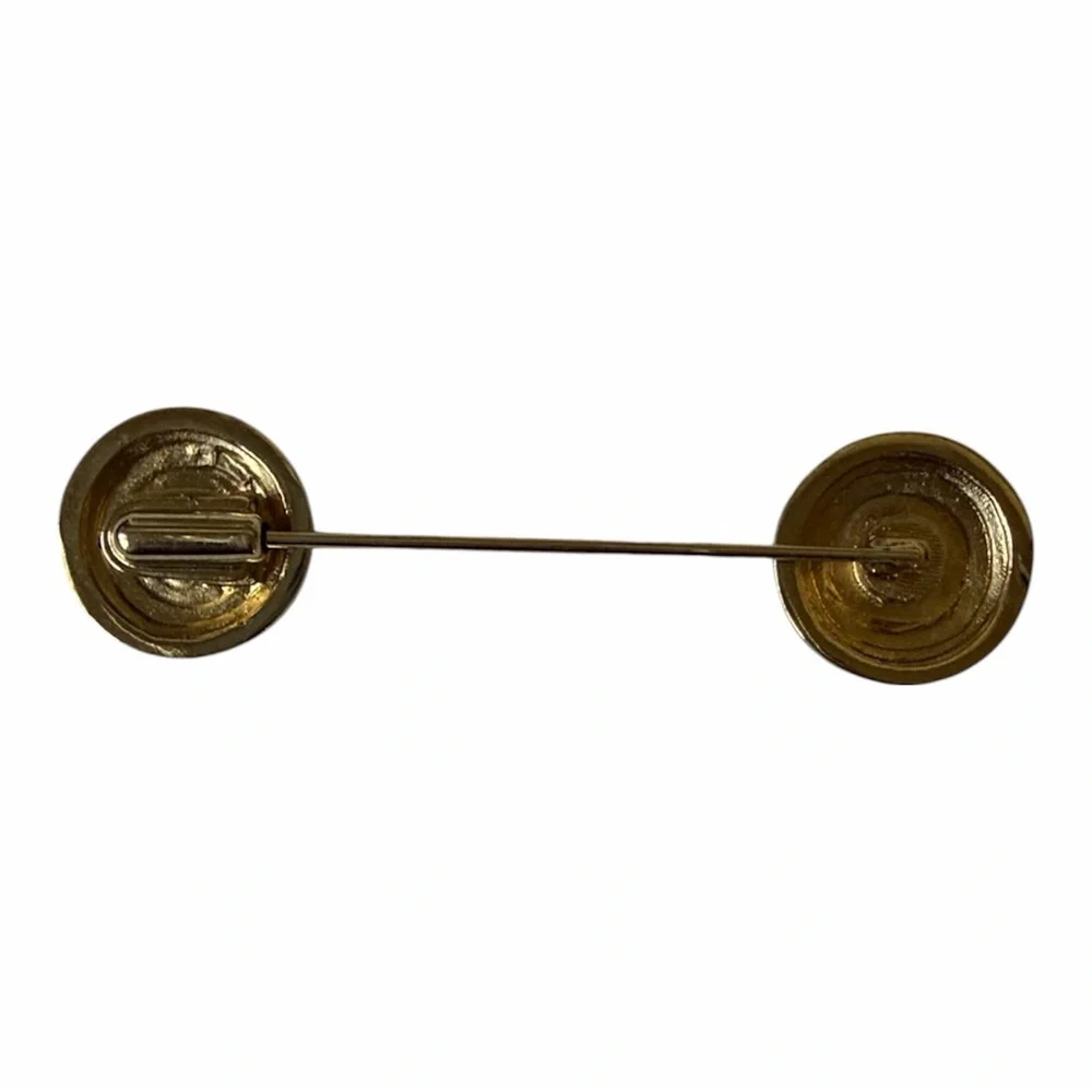 St. John Elegant Gold Brooch Pin